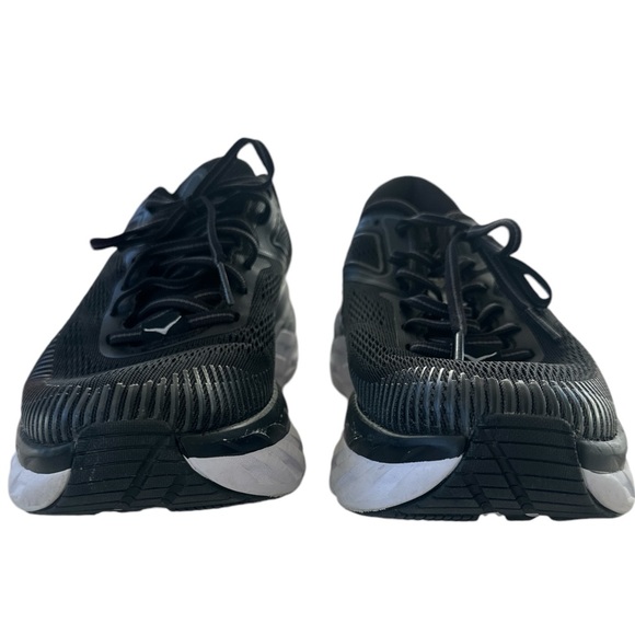 Hoka One One Women’s Bondi 7 Black & White Running Shoes - Picture 6 of 15